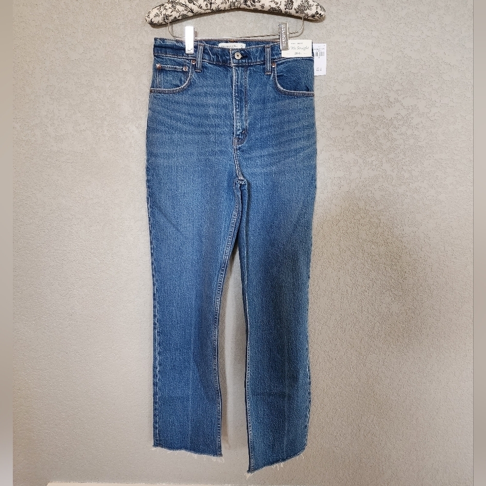 Abercrombie & Fitch 90s Straight Ultra High Rise Size 6R